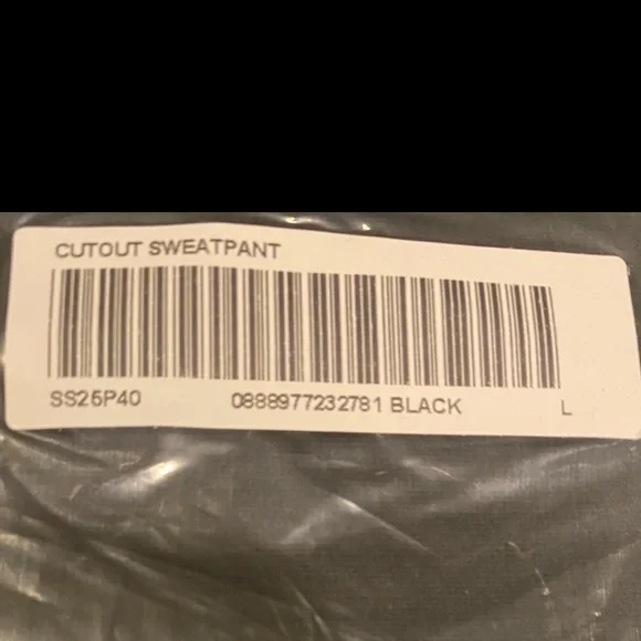 Supreme Cutout Sweatpants “Black” SZ- L - Picture 4 of 4